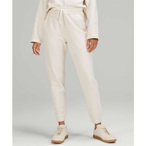 Lululemon Textured High-Rise Joggers Cream